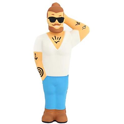 Gift Republic Gåva Republiken Fck Boy stressleksak, multi, 16 x 7 x 4 cm Gift Republic Gåva Republiken Fck Boy stressleksak, multi, 16 x 7 x 4 cm
