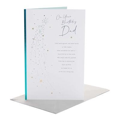 UK Greetings Brittiska hälsningar födelsedagskort för pappa – stjärndesign, 165 x 254 mm UK Greetings Brittiska hälsningar födelsedagskort för pappa – stjärndesign, 165 x 254 mm