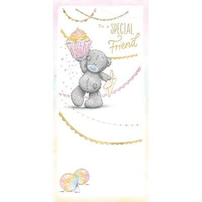 Me To You Tatty Teddy speciell vän med cupcake födelsedag gratulationskort 4 x 8 tum – officiell samling Me To You Tatty Teddy speciell vän med cupcake födelsedag gratulationskort 4 x 8 tum – officiell samling