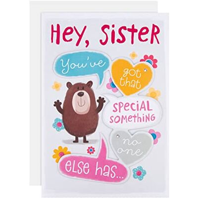 Hallmark syster födelsedagskort "Special Something" – medium Hallmark syster födelsedagskort "Special Something" – medium