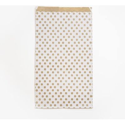Clairefontaine 394111C Un Sachet De 50 Pochettes Kraft 21x37+7cm Motif : Pois Sur Fond Blanc Idéal Pour : Confiseries, Bonbons, Livre, Bijoux, Emballage Cadeaux, Pochette cadeau Kraft Clairefontaine 394111C Un Sachet De 50 Pochettes Kraft 21x37+7cm Motif : Pois Sur Fond Blanc Idéal Pour : Confiseries, Bonbons, Livre, Bijoux, Emballage Cadeaux, Pochette cadeau Kraft