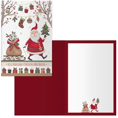 DOHE Jul gratulationskort Pack 6 st Storlek: 11,5x17 cm (stängd) Inkluderar kuvert för att lagra kortet Modell släde DOHE Jul gratulationskort Pack 6 st Storlek: 11,5x17 cm (stängd) Inkluderar kuvert för att lagra kortet Modell släde