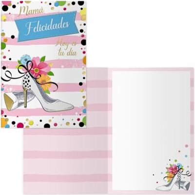 DOHE Mors dag gratulationskort (6 st) present till mammor, inkluderar papperskuvert, storlek 11,5 x 17 cm, tackkort mamma DOHE Mors dag gratulationskort (6 st) present till mammor, inkluderar papperskuvert, storlek 11,5 x 17 cm, tackkort mamma