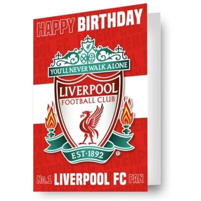 Danilo Promotions LTD Liverpool Fc fotboll födelsedagskort 3D-effekt linsformad ett fantastiskt kort för alla tillfällen Danilo Promotions LTD Liverpool Fc fotboll födelsedagskort 3D-effekt linsformad ett fantastiskt kort för alla tillfällen