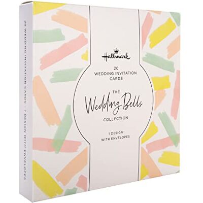 Hallmark bröllopsinbjudningskort – multipack med 20 i 1 söt design Hallmark bröllopsinbjudningskort – multipack med 20 i 1 söt design