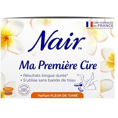 Nair Mitt första vax hårborttagningsvax utan band, effektivt kort hår, varmt vax, handledning ingår, tiaré blomparfym, låda med 20 remsor Nair Mitt första vax hårborttagningsvax utan band, effektivt kort hår, varmt vax, handledning ingår, tiaré blomparfym, låda med 20 remsor