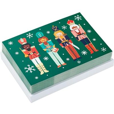 Hallmark förpackade julkort, fyra nötknäppare (40 kort och 40 kuvert) Hallmark förpackade julkort, fyra nötknäppare (40 kort och 40 kuvert)