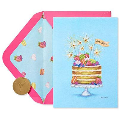 Papyrus födelsedagskort för mamma – designat av Bella Pilar (Sparkler Cake) Papyrus födelsedagskort för mamma – designat av Bella Pilar (Sparkler Cake)