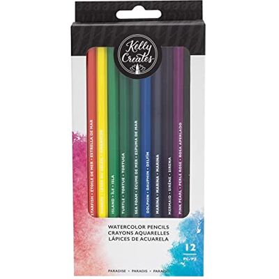 American Crafts AMERIKANSK KRAFT Kelly skapar penna 12/PKG, blandad, en storlek American Crafts AMERIKANSK KRAFT Kelly skapar penna 12/PKG, blandad, en storlek