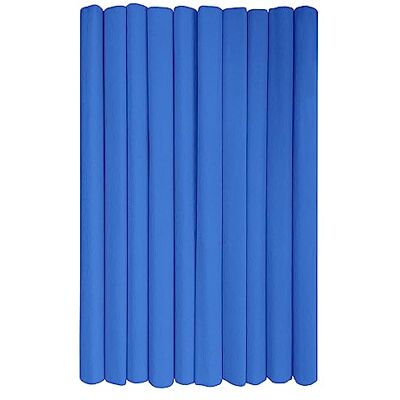 Interdruk – Crêpepapper Rullar för Barns DIY och Dekorationer Paket med 10 rullar (50 cm x 200 cm, 28 g/m2) – 18 himmelsblå Interdruk – Crêpepapper Rullar för Barns DIY och Dekorationer Paket med 10 rullar (50 cm x 200 cm, 28 g/m2) – 18 himmelsblå