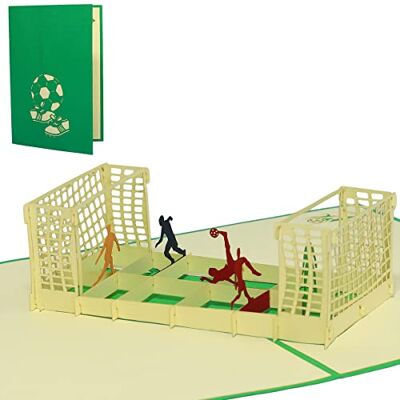LINPOPUP LIN17230 3D Fotboll pop-up födelsedagskort - Grattiskort LINPOPUP LIN17230 3D Fotboll pop-up födelsedagskort - Grattiskort