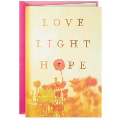 Hallmark Spiritual Easter Card (Love, Light, Hope) for Friends, Neighbors, Siblings Hallmark Spiritual Easter Card (Love, Light, Hope) for Friends, Neighbors, Siblings