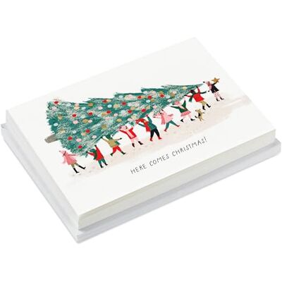 Hallmark UNICEF julkort, här kommer jul (20 kort och 20 kuvert) Hallmark UNICEF julkort, här kommer jul (20 kort och 20 kuvert)