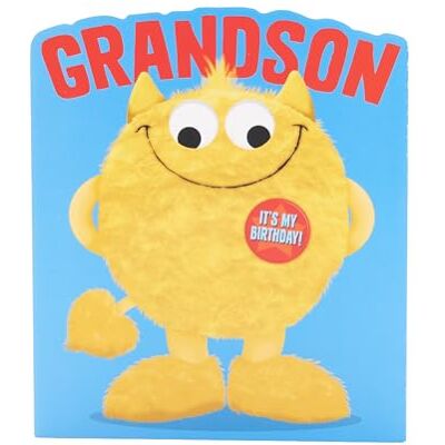 UK Greetings Brittiska hälsningar födelsedagskort för barnbarn Googly Eyed Monster Design UK Greetings Brittiska hälsningar födelsedagskort för barnbarn Googly Eyed Monster Design