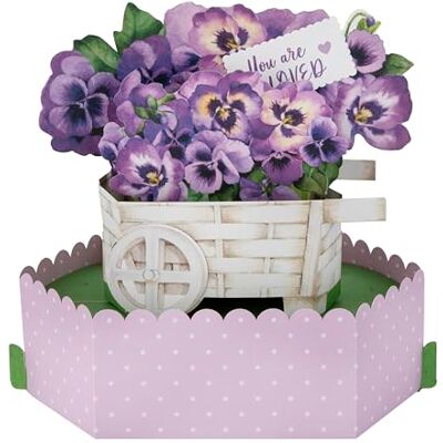 Hallmark mors dagskort – 3D pop up 'Paper Wonder' blommig design Hallmark mors dagskort – 3D pop up 'Paper Wonder' blommig design
