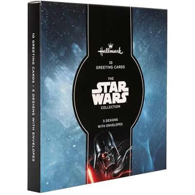 Hallmark födelsedagskort, flerpack födelsedagskort, Star Wars födelsedagskort, paket med 10, 5 designer med kuvert Hallmark födelsedagskort, flerpack födelsedagskort, Star Wars födelsedagskort, paket med 10, 5 designer med kuvert