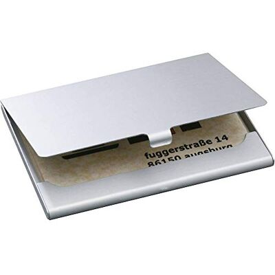Sigel VZ135 visitkortsfodral silver matt, aluminium Sigel VZ135 visitkortsfodral silver matt, aluminium