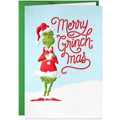 Hallmark Dr. Seuss julkort, Merry Grinchmas (16 kort och 16 kuvert) Hallmark Dr. Seuss julkort, Merry Grinchmas (16 kort och 16 kuvert)