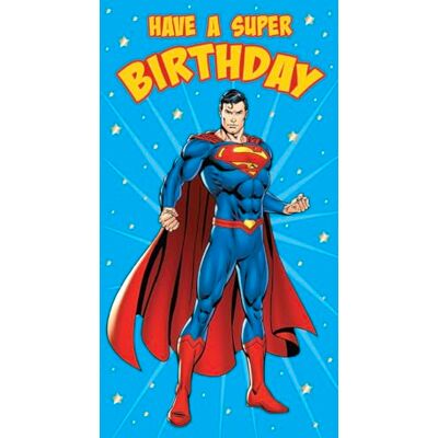 Danilo Promotions LTD WARNER BROS – SUPERMAN-födelsedagskort superhjälte lyckligt födelsedagskort Danilo Promotions LTD WARNER BROS – SUPERMAN-födelsedagskort superhjälte lyckligt födelsedagskort