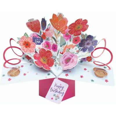 Second Nature Pop Ups Födelsedagsblommor popup-gratulationskort original Second Nature 3D pop up-kort Second Nature Pop Ups Födelsedagsblommor popup-gratulationskort original Second Nature 3D pop up-kort