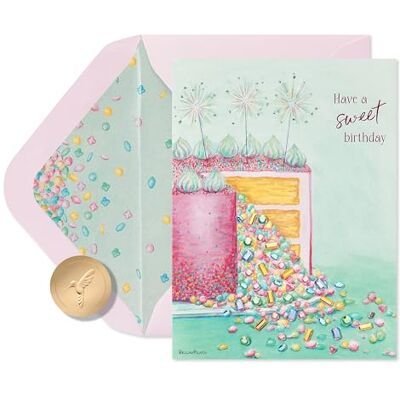 Papyrus födelsedagskort – designat av Bella Pilar: ”Happy Surprises” (svenskt språk inte garanterat) Papyrus födelsedagskort – designat av Bella Pilar: ”Happy Surprises” (svenskt språk inte garanterat)