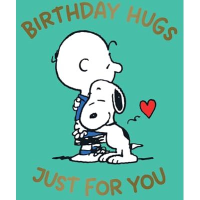 Danilo Promotions LTD PEANUTS SNOOPY BIRTHDAY KORT 'BIRTHDAY HUGS' Danilo Promotions LTD PEANUTS SNOOPY BIRTHDAY KORT 'BIRTHDAY HUGS'