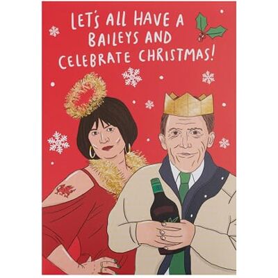 UK Greetings Brittiska hälsningar julkort för honom/henne/vän Nessa och Bryn Design UK Greetings Brittiska hälsningar julkort för honom/henne/vän Nessa och Bryn Design