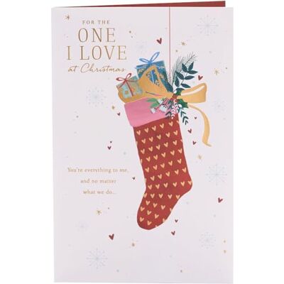 UK Greetings Brittiska hälsningar julkort för den jag älskar – strumpdesign UK Greetings Brittiska hälsningar julkort för den jag älskar – strumpdesign