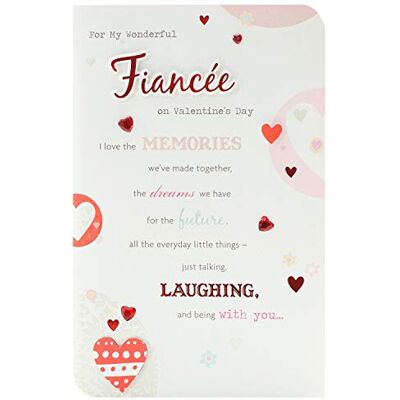 UK Greetings Fästmö alla hjärtans dagkort, gulligt alla hjärtans dagkort för fästmö, alla hjärtans dagkort till henne, romantiskt kort för fästmö UK Greetings Fästmö alla hjärtans dagkort, gulligt alla hjärtans dagkort för fästmö, alla hjärtans dagkort till henne, romantiskt kort för fästmö