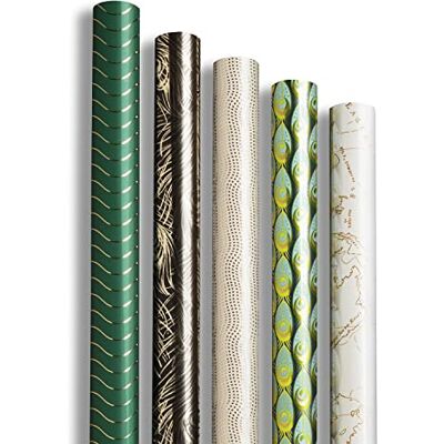 Clairefontaine 212871AMZC Un Carton De 10 Rouleaux De Papier Cadeau Papier Premium 80g Dimensions : 2x0,70m Motif : Brillant, Noir, Blanc, Vert, Plume, Voyage, Planisphère Emballage Cadeau Clairefontaine 212871AMZC Un Carton De 10 Rouleaux De Papier Cadeau Papier Premium 80g Dimensions : 2x0,70m Motif : Brillant, Noir, Blanc, Vert, Plume, Voyage, Planisphère Emballage Cadeau