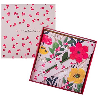 Hallmark Lyxigt morsdagskort i låda för mormor – söt blommig design med blomma, minnessak och presentask Hallmark Lyxigt morsdagskort i låda för mormor – söt blommig design med blomma, minnessak och presentask