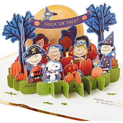 Hallmark Signature Paper Wonder Peanuts Pop Up Halloween Card (Pumpkin Patch) Hallmark Signature Paper Wonder Peanuts Pop Up Halloween Card (Pumpkin Patch)