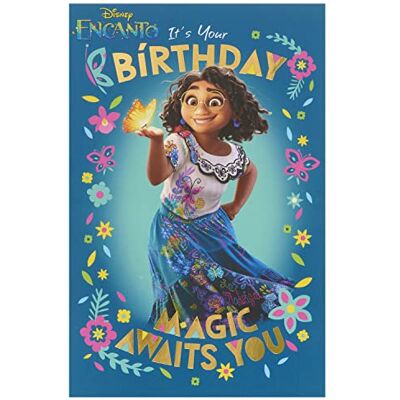UK Greetings UK Hälsningar Disney Encanto Its Your Birthday Card födelsedagskort för henne födelsedagskort för barn, 745599-0-1, multi UK Greetings UK Hälsningar Disney Encanto Its Your Birthday Card födelsedagskort för henne födelsedagskort för barn, 745599-0-1, multi