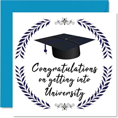 Stuff4 Grattiskort Getting into University Proud of You-kort gratulerar examen examen resultat skola högskola examen GCSE A Level Uni, 145 mm x 145 mm välgjort gratulationskort Stuff4 Grattiskort Getting into University Proud of You-kort gratulerar examen examen resultat skola högskola examen GCSE A Level Uni, 145 mm x 145 mm välgjort gratulationskort