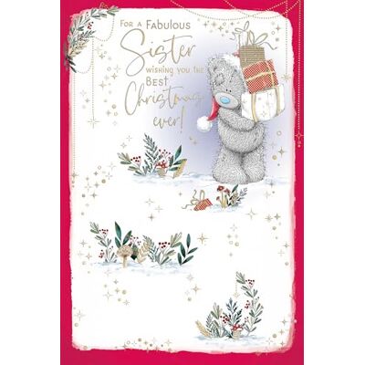 Me To You Tatty Teddy julkort för en fantastisk syster 6x9ins – officiell samling Me To You Tatty Teddy julkort för en fantastisk syster 6x9ins – officiell samling