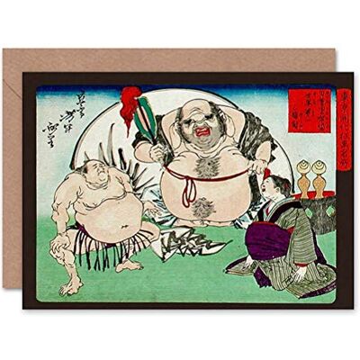 Wee Blue Coo Kort hälsningsmålning YOSHITOSHI CRAZY TOKYO HOTEI OF NIPPORI Wee Blue Coo Kort hälsningsmålning YOSHITOSHI CRAZY TOKYO HOTEI OF NIPPORI