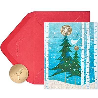 Papyrus julkort förpackade med kuvert, fred och lycka, snöfågel (20 stycken) Papyrus julkort förpackade med kuvert, fred och lycka, snöfågel (20 stycken)