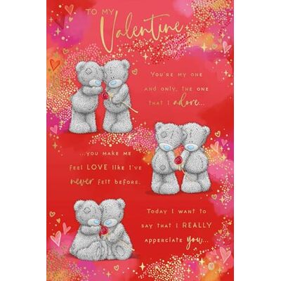 Me To You Bear To My Valentine vers Alla hjärtans dag-kort Me To You Bear To My Valentine vers Alla hjärtans dag-kort