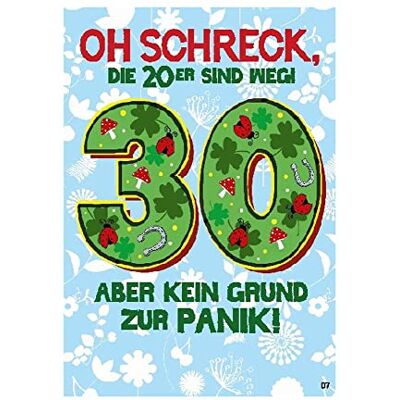 Depesche 0011673-007 – Gratulationskort till 30. Födelsedag, unikt födelsedagskort med musik, ordspråk och rörliga element, inklusive kuvert, 14,8 x 21 cm Depesche 0011673-007 – Gratulationskort till 30. Födelsedag, unikt födelsedagskort med musik, ordspråk och rörliga element, inklusive kuvert, 14,8 x 21 cm