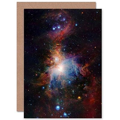 Wee Blue Coo hälsningskort födelsedag gåva utrymme inräknad vy ORION NEBULA Wee Blue Coo hälsningskort födelsedag gåva utrymme inräknad vy ORION NEBULA