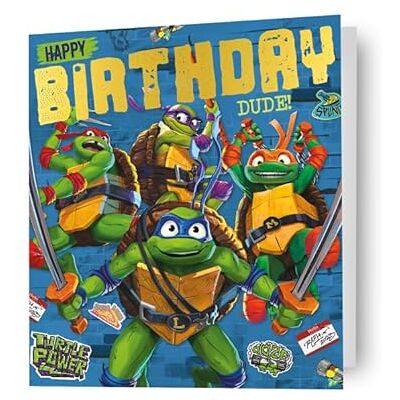 Födelsedagskort Teenage Mutant Ninja Turtles - Kortti Födelsedagskort Teenage Mutant Ninja Turtles - Kortti