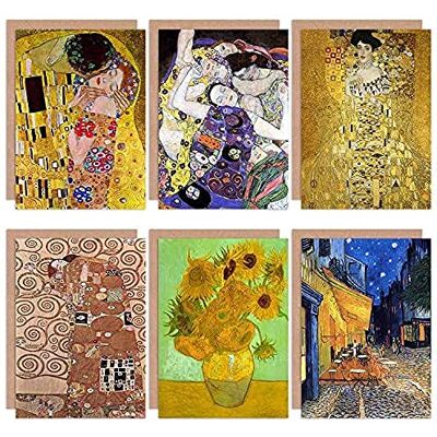 Artery8 Gustav Klimt Van Gogh Sägull Kort - Alla Tillfällen Artery8 Gustav Klimt Van Gogh Sägull Kort - Alla Tillfällen