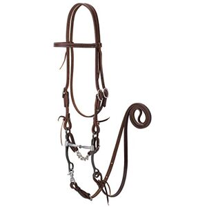 Weaver Leather Weaver läder 20-0367 arbeta tack fläns med munstycken bit, gyllene kastanj Weaver Leather Weaver läder 20-0367 arbeta tack fläns med munstycken bit, gyllene kastanj