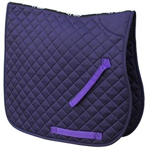 Rhinegold bomull quiltad sadelduk Lila Cob Rhinegold bomull quiltad sadelduk Lila Cob