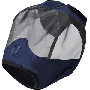 Imperial Riding Flugmask IRH flygskydd, flugskyddsmask med UV-nät och fleeceinfattning, marinblå utan öron, cob Imperial Riding Flugmask IRH flygskydd, flugskyddsmask med UV-nät och fleeceinfattning, marinblå utan öron, cob