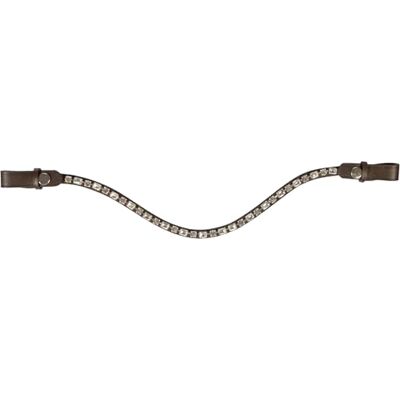 HKM Amazing pannband, brun/silver, helblod HKM Amazing pannband, brun/silver, helblod