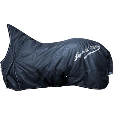 Imperial Riding utomhusfilt IRH super-Dry 300 g, vattentät och andningsbar, 600D polyester 300 g fyllning, varm vinterfilt för hästar, robust och lättskött, marinblå, 125 Imperial Riding utomhusfilt IRH super-Dry 300 g, vattentät och andningsbar, 600D polyester 300 g fyllning, varm vinterfilt för hästar, robust och lättskött, marinblå, 125