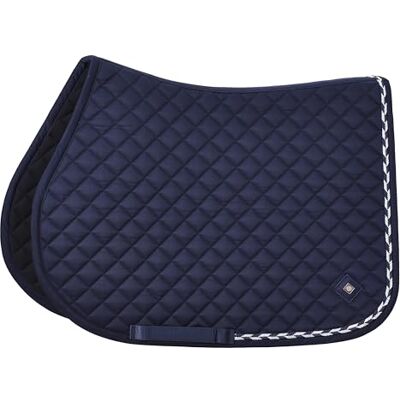 Imperial Riding skrapning IRH Basic Cotton VS, mångsidig skrapa med rutstoppning, glitterpaspel och metalllogotyp, marinblå, full Imperial Riding skrapning IRH Basic Cotton VS, mångsidig skrapa med rutstoppning, glitterpaspel och metalllogotyp, marinblå, full
