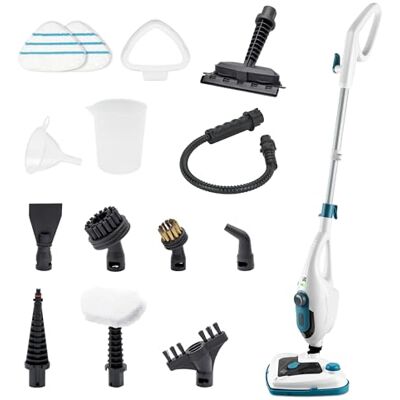Di4 SteamClean Multi 12 ProMax, ångtvätt för alla funktioner 12 i 1, ångrengörare Boden 1 500 W, Entfernt 99,9% der Viren und Bakterien, ECO ångmopp för rengöring Di4 SteamClean Multi 12 ProMax, ångtvätt för alla funktioner 12 i 1, ångrengörare Boden 1 500 W, Entfernt 99,9% der Viren und Bakterien, ECO ångmopp för rengöring
