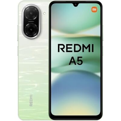 XIAOMI Redmi A5 Smartphone, 4+128 GB, grön, superklar 32 MP AI-kamera, 5200 mAh batteri, kraftfull octa-core-processor, Immersive 6,88 tum 120 Hz skärm (Ingen strömadapter ingår) XIAOMI Redmi A5 Smartphone, 4+128 GB, grön, superklar 32 MP AI-kamera, 5200 mAh batteri, kraftfull octa-core-processor, Immersive 6,88 tum 120 Hz skärm (Ingen strömadapter ingår)